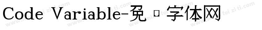 Code Variable字体转换